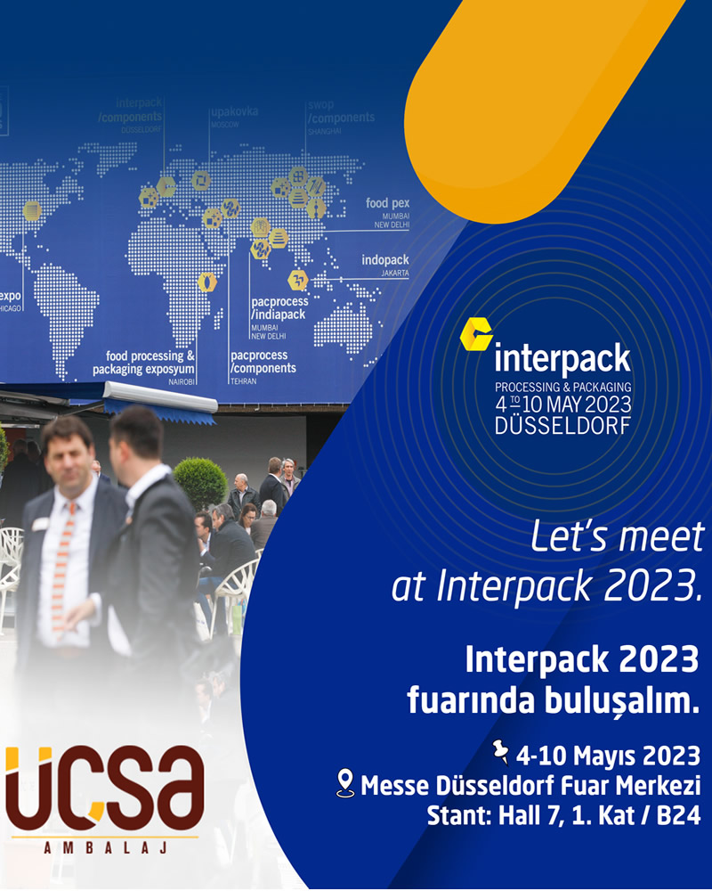 Interpack 2023 Ambalaj Fuarındayız. Bizi Ziyaret Edin!